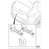 Originali "Volvo Xc40" durų rankena 32394440