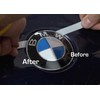 ORIGINALUS Apvalus Galinis Bagažinės/Važiuoklės Dangčio Emblema BMW E36 E53 E65 E66 51141970248