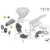 Originalus BMW 1-4 serijos F kartos nefiltruotas oro snorkelis 13717646769