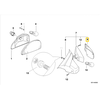 Originalus BMW 259S R22 kairysis objektyvas OEM 63232306153