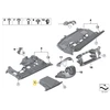Originalus BMW 51459206025 - Sulankstomas skyrius vairuotojo pusėje Juodas 5 serija