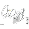 BMW F40 F70 G42 Durų Oro Tarpiklis Originalus 51727390750