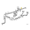 Originalus BMW E12 E21 E28 aušinimo sistemos termostatas vandens žarna OEM 11531271468