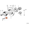 Originalus BMW E24 E32 E34 kupė sedano diržas D=156MM OEM 11231706725