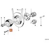 Originalus BMW E24 E32 E34 kupė sedano diržas D=156MM OEM 11231706725