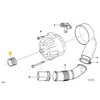 Originalus BMW E31 E32 E34 E38 E39 kupė sedano generatoriaus diržo skriemulys OEM 12311733782