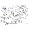 Originalus BMW E34 Estate Saloon turbokompresoriaus įsiurbimo vamzdis OEM 11531717705