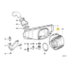 Originalus BMW E36 Z3 kabrioletas kupė radiatoriaus aušinimo žarnos spaustukas OEM 11611318378