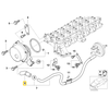 Originalus BMW E38 E39 E46 Universalus Sedanas Siurbimo Siurblio Vamzdžio Žarna OEM 34331165832