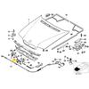 Originalus BMW E38 sedano durų užrakto pagrindas dešinėje OEM 51238164764