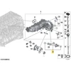 Originalus BMW E60N E61N E81 E82 E83N įsiurbimo kolektorius AGR vamzdis OEM 11617806995
