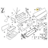 Originalus BMW E70 E70N E71 E72 SAC pirštinės skydo tvirtinimo elementas OEM 51459111119