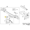 Originalus BMW E70 E70N E81 E82 E84 Sandarinimo akluoju kištuku D=18MM OEM 71606765338