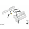 Originalus BMW E70N E71 E72 F01 F02 alkūninis velenas ventiliacijos vamzdis OEM 11157575640