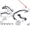Originalus BMW E82 E84 E88 E90N E91N E92N vandens siurblio žarna OEM 11537584550