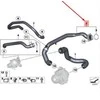 Originalus BMW E82 E84 E88 E90N E91N E92N vandens siurblio žarna OEM 11537584550