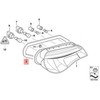 Originalus BMW E85 E86 kupė kabrioletas galinio žibinto tarpiklis dešinėje OEM 63217167590