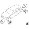 Originalus BMW E87 116i 118d Pdc-jutiklio laikiklis priekyje, kairėje pusėje 51117118155