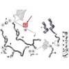 Originalus BMW F01 F01N aušinimo sistemos aušinimo skysčio žarna ventiliacijos vamzdis OEM 17127578405