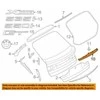 Originalus BMW F07 520d 528i 530d 530dX 535d 535dX 535i bagažinės dangtis 51137345621