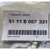 Originalus BMW F07N priekinis bamperio rūko žibinto groteles N/S OEM 51118057331