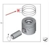 Originalus BMW F30 F01N F02N F06 F07 Remonto rinkinys 1x stūmoklio žiedai OEM 11257812627