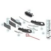 Originalus BMW F30N F31N Priekinis bamperis Atviras rūko žibinto groteles Kairė OEM 51117396885