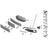 Originalus BMW F34 318d 320d 320dX 320i 320iX 325d apdailos strypas dešinė 51117294898