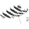 Originalus BMW F45 F46 Priekinis Atviras Rūko Žibinto Grotelės Kairė OEM 51117347219