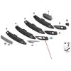 Originalus BMW F45 F46 Priekinis Atviras Rūko Žibinto Grotelės Kairė OEM 51117347219