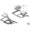 Originalus BMW hibridas F10 F11 518d apdailos peleninė aliuminio smulkiai malta 51169238092