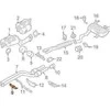 Originalus BMW išmetimo sistemos vamzdžio spaustukas OEM 18207524535