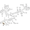 Originalus BMW išmetimo sistemos vamzdžio spaustukas OEM 18207524535