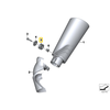Originalus BMW K46 K47 K49 K80 K81 K82 0B18 Vibracijos Izoliacija 18217717852