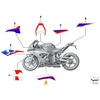 Originalus BMW K67 0E23 dekoratyvinis variklio spoileris dešinėje 51148406672