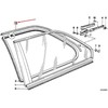 Originalus BMW M3 E30 316 316i 318i 318is 320i 320is sandarinimo juosta 51361924994