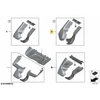 BMW Veidrodžio Pagrindo Dangtelio Rinkinys 2 G42 3 G20 G80 G22 G82 G26 Originalus 51167945223
