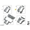 BMW Veidrodžio Pagrindo Dangtelio Rinkinys 2 G42 3 G20 G80 G22 G82 G26 Originalus 51167945223