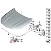 Originalus BMW M5 Z4 F90 G14 G15 G29 G30 G31 G32 G38 518d Dešinysis užraktas 51237347411