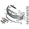 Originalus BMW M6 F06 F12 F13 kabrioletas kupė numerio plokštės pagrindas 51118050491