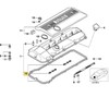 Originalus BMW variklio vožtuvų dangtelio tarpiklis E46 E39 E38 E53 OEM 11129070990