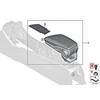 Originalus BMW X1 F39 F45 F46 F48 buferinis ribotuvas centrinio porankio dangteliui 51169387379