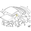 BMW Z3 E36 Dešinysis vandens deflektorius originalus 54218397670