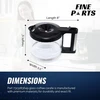 Originalus DELONGHI kavos puodelis, skirtas BCO320 BCO330 BCO420 BCO430 BCO431 AS00000675