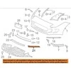 Originalus JAGUAR 14-17 F Tipo Priekinis Bamperio Šoninis Spoileris Kairysis C2P22212