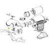 Originalus Mercedes-Benz M274 variklio oro įsiurbimo kolektoriaus žarna A2740900929