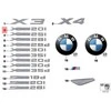 Originalus OE BMW E84 Priekinės Durys X Drive 20i Emblema Ženklelis Logotipas 51147362667