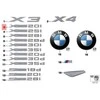 Originalus OE BMW E84 Priekinės Durys X Drive 20i Emblema Ženklelis Logotipas 51147362667