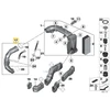 Originalus OE BMW F15 F16 F25 F26 Įsiurbimo slopintuvas filtruotas oro vamzdis 13718507369