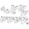 ORIGINALUS OEM BMW 5 serijos E60 E61 2003-2010 sėdynės reguliavimo jungiklio dangtelis dešinėje